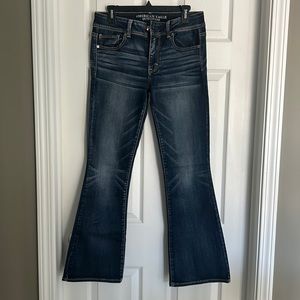 American Eagle super stretch kick boot jeans